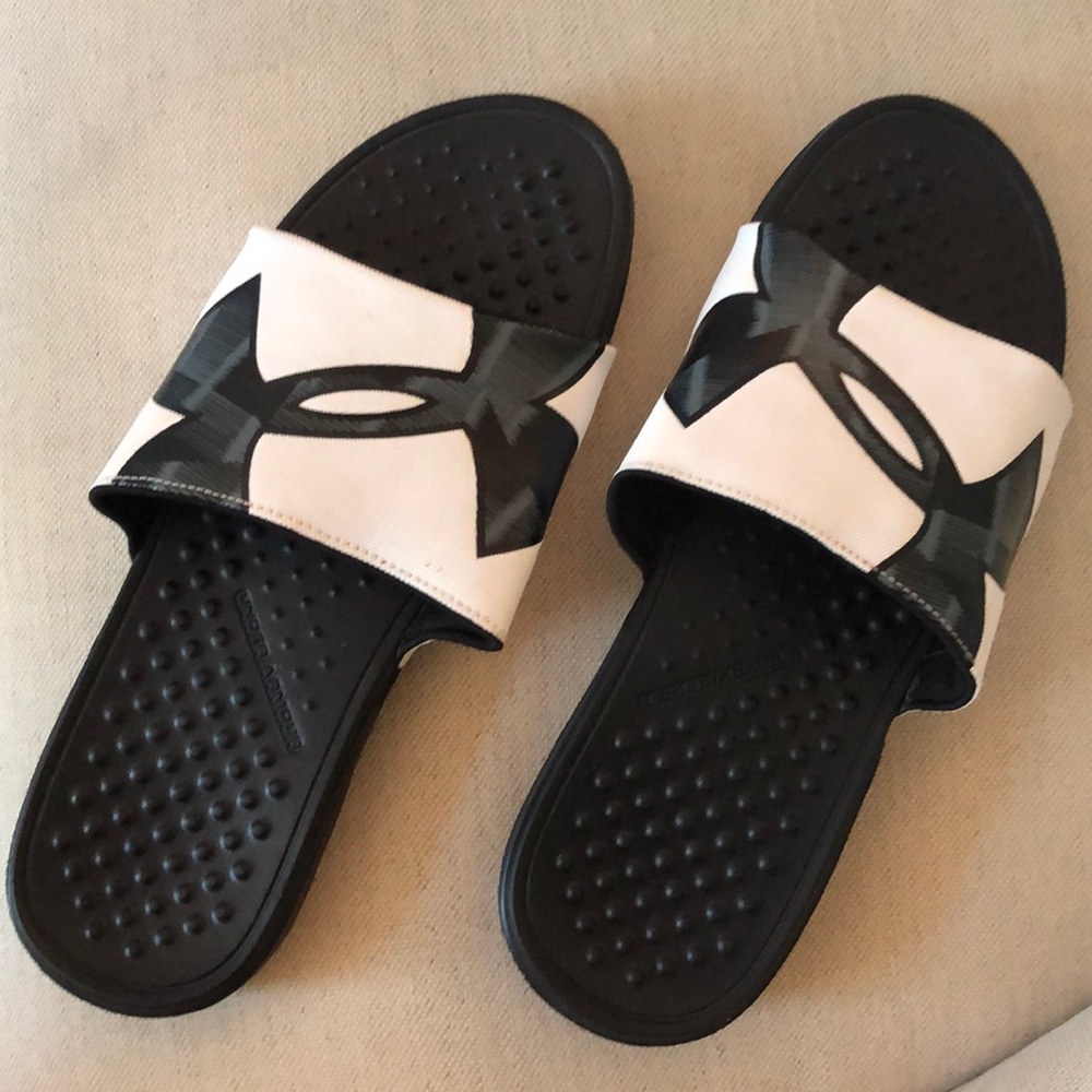 Never Worn! Under Armour Slides